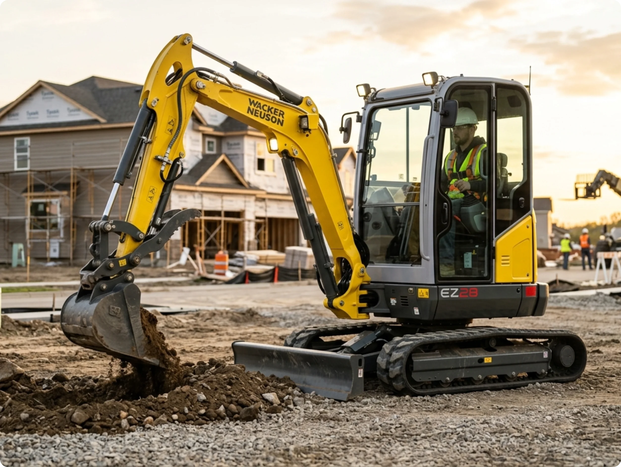 Wacker EZ28 mini bager